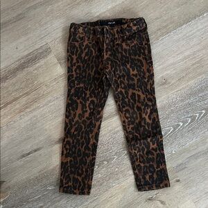 Joe's Jeans Brown Animal Print Pants